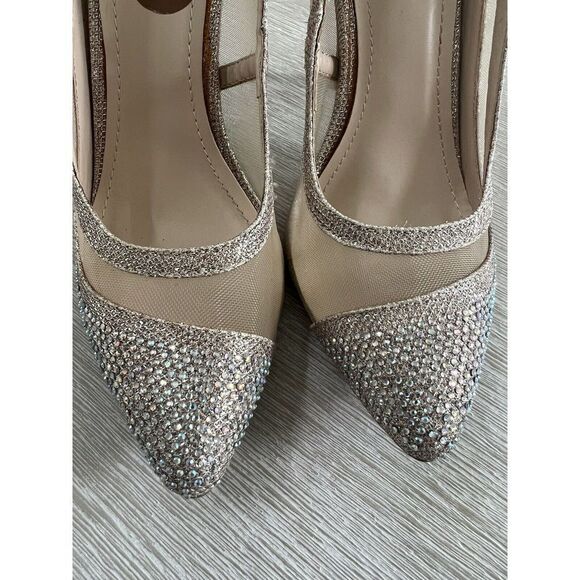 Anne Michelle Heels‎ Sz 8 Sparkle and Glitter  Monet - Picture 1 of 8